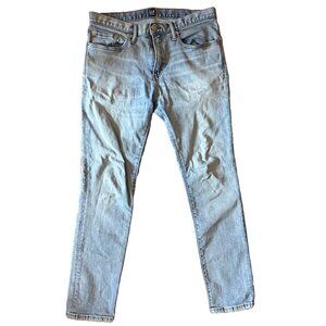 Gap High Rise Light Wash Skinny Jeans ~ 31x30